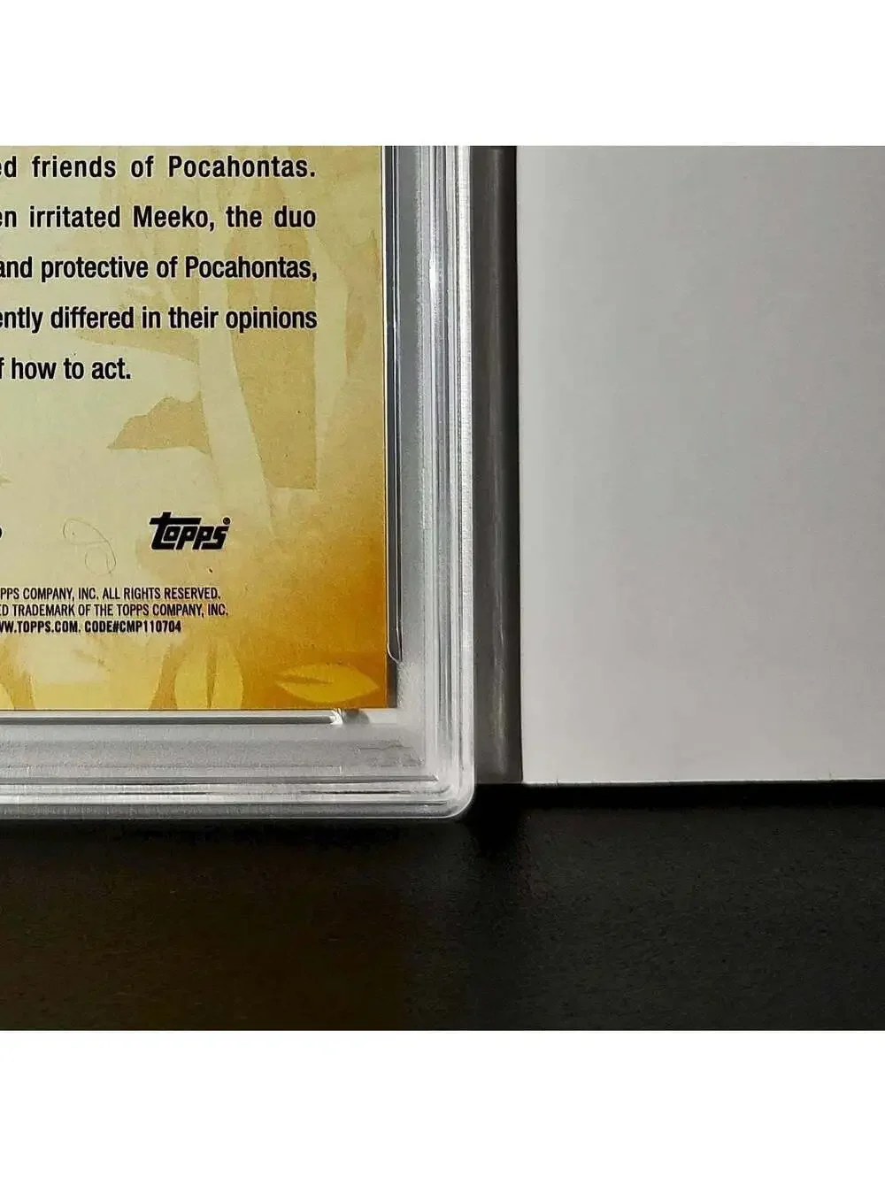 Flit and Meeko 2025 Topps Disney #FF-14 Furry Friends Card Pocahontas PSA 9 MT